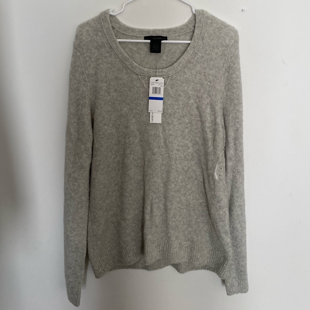 ✨NWT Calvin Klein Jeans Gray Sweater Size X-Large